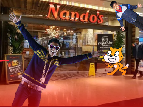 champ goes to nandos