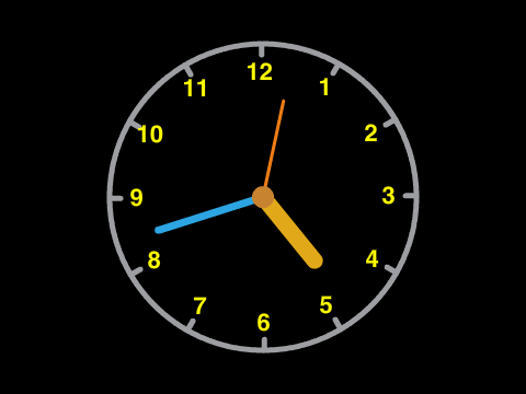 Pen Clock (v2) Custom Block