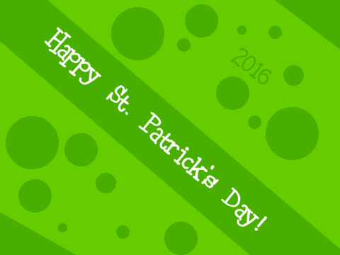 Happy St. Patrick's Day!