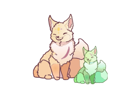 SunnyPaw and DewLeaf!