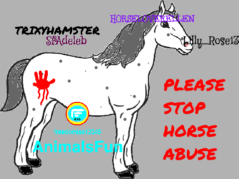 Sign to prevent horse cruelty  remix remix remix remix remix remix