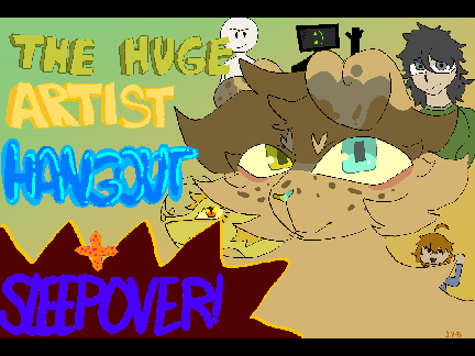 TNE for The Huge Artist Sleepover & Hangout!