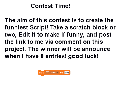 Funny script contest