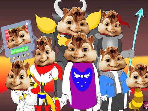 alvin and the chipmunks story of undertale real