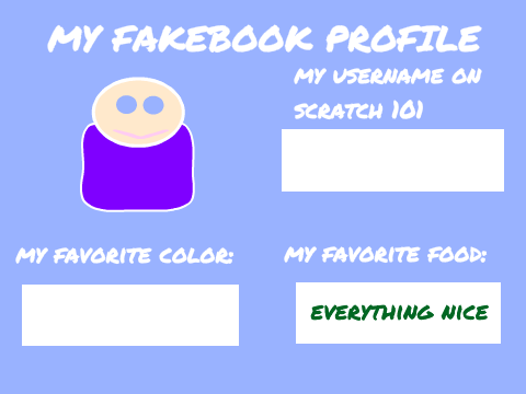 Fakebook Profile