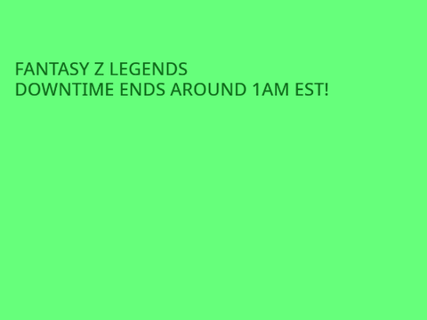 Fantasy Z Season 3 LEGENDS Downtime