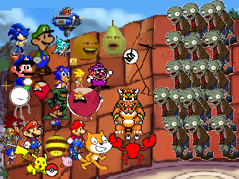 Add yourslelf going to fight the zombies! remix