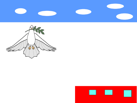 羽ばたく鳥