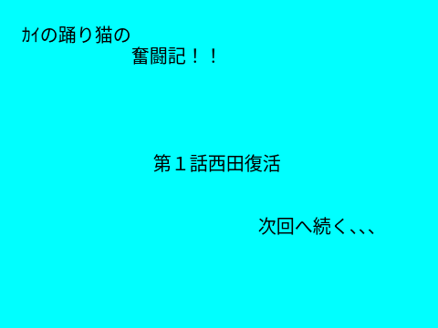 アニメ　ｶｲの踊り猫の奮闘記！！　