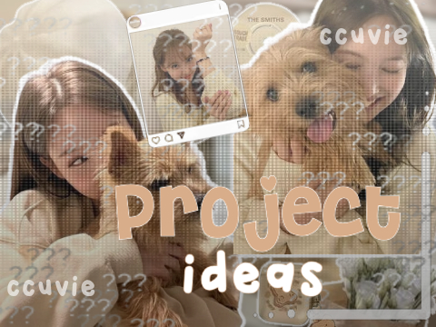 ≡;- ꒰ °project ideas ꒱