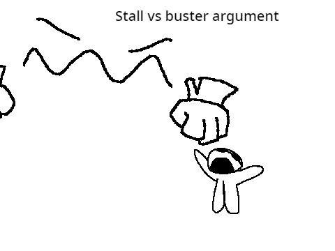 Stall vs Buster argument