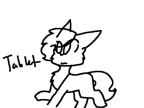 I can't draw on a computer without my tablet