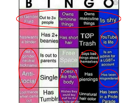 Gender Fluid Bingo <33