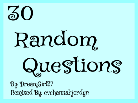 30 Random Questions Remix