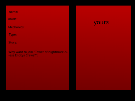 create ur entity (for T.O.N)
