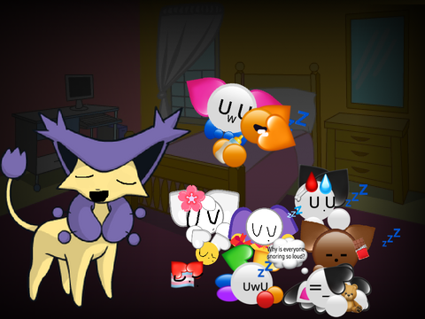 add your emoji cat/dogs sleeping! 