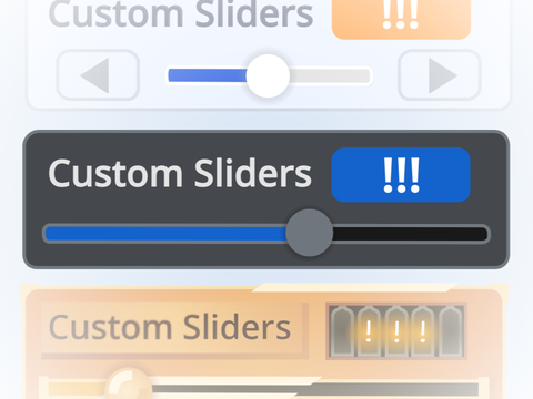 Custom Sliders