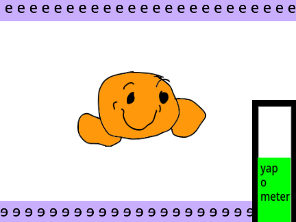 yap-o-meter (but blebby)
