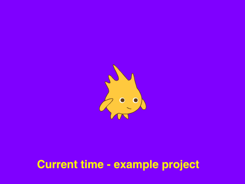 Current Time Example Project