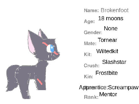 Bio/Signup sheet for Willowclan remix