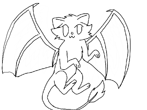 Winged cat - Airborne fill sheet