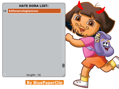 ADD UR NAME HATING DORA!!! remix remix remix remix remix remix