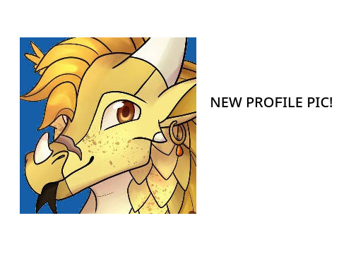 NEW PROFILE PIC!