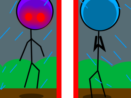 StickFight #1: "Rainy fight"