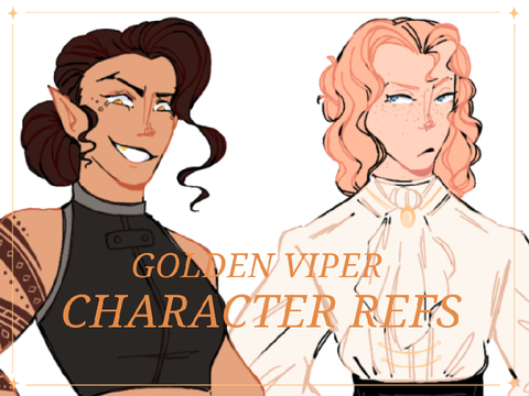 ✦ character refs . golden viper