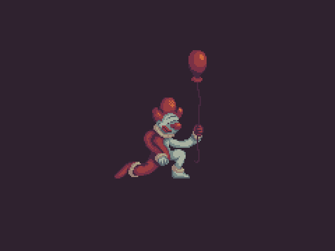 Pixel Clown #art