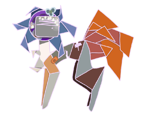 Dt w/ peach dino