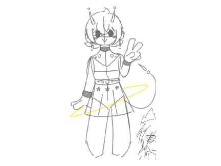 a uh alien???
