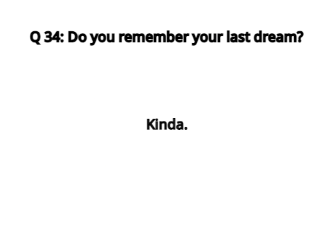 64 random questions!  remix remix