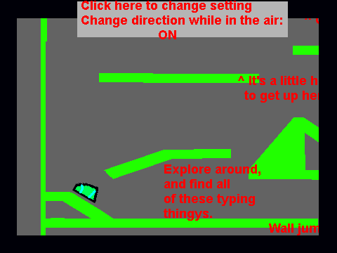Scrolling Slope Detection Platformer