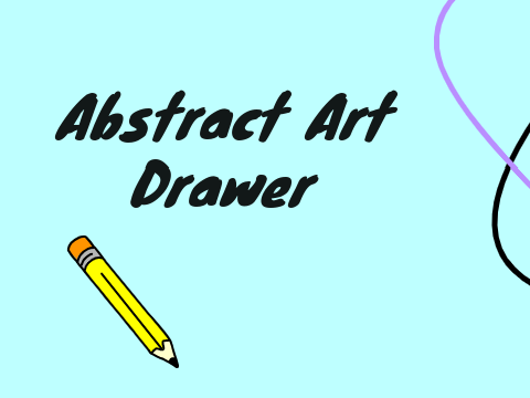 Abstract art drawer
