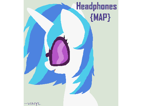 Headphones {MAP} - Vinyl Scratch