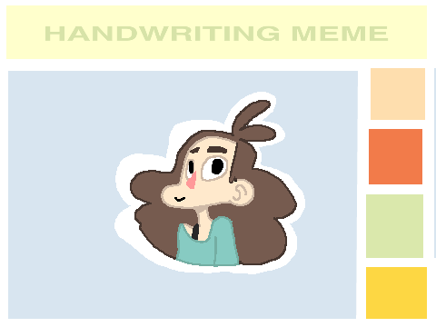 Handwriting Is Fun .:Meme:.