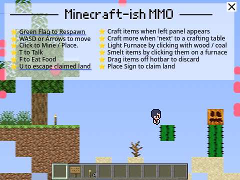Minecraft-ish MMO v1.7