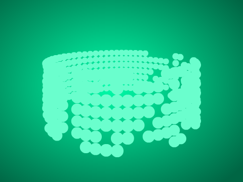 3D Scrolling Dot Matrix Clock! remix