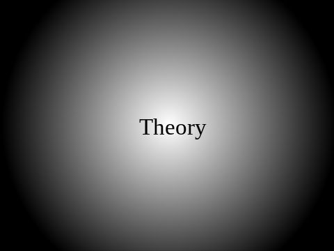 Theory...