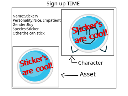 Billy Bob's Amazing Thing: Stickery!!!!