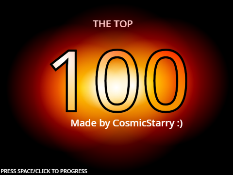 The top 100 most powerful things in all of everything (MY OPINION)