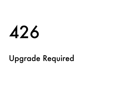HTTP 426