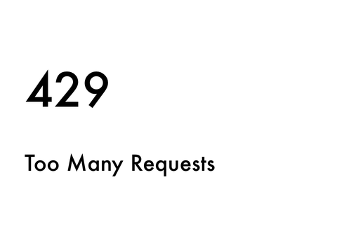 HTTP 429