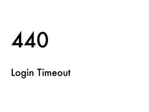 HTTP 440