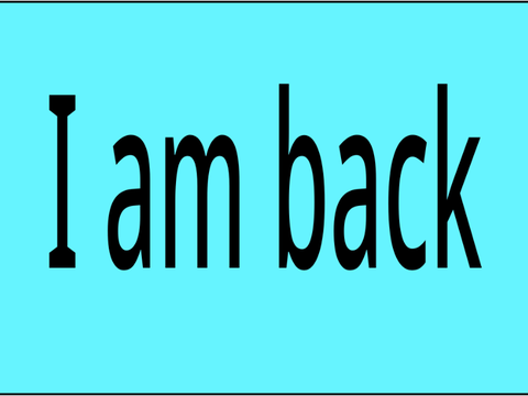 It’s been 1 years but I am back 