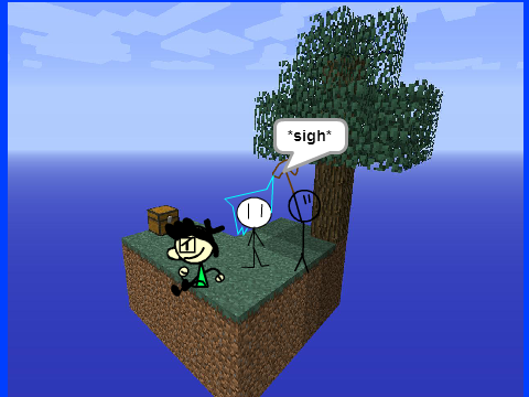 Add yourself stranded on Skyblock remix remix