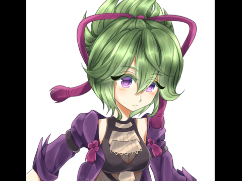 kuki shinobu - genshin art collab