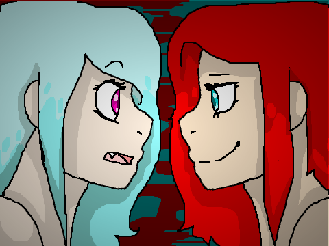 Kittyfrost & Kittyflame humans