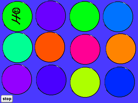 add your dancing stick figure to the disco pads.